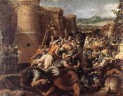 GIuseppe Cesari Called Cavaliere arpino St Clare with the Scene of the Siege of Assisi china oil painting reproduction